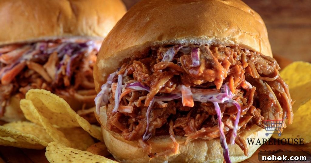 Costco pulled pork sandwiches