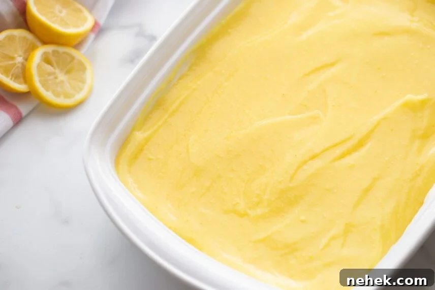 How to make lemon lush process pictures