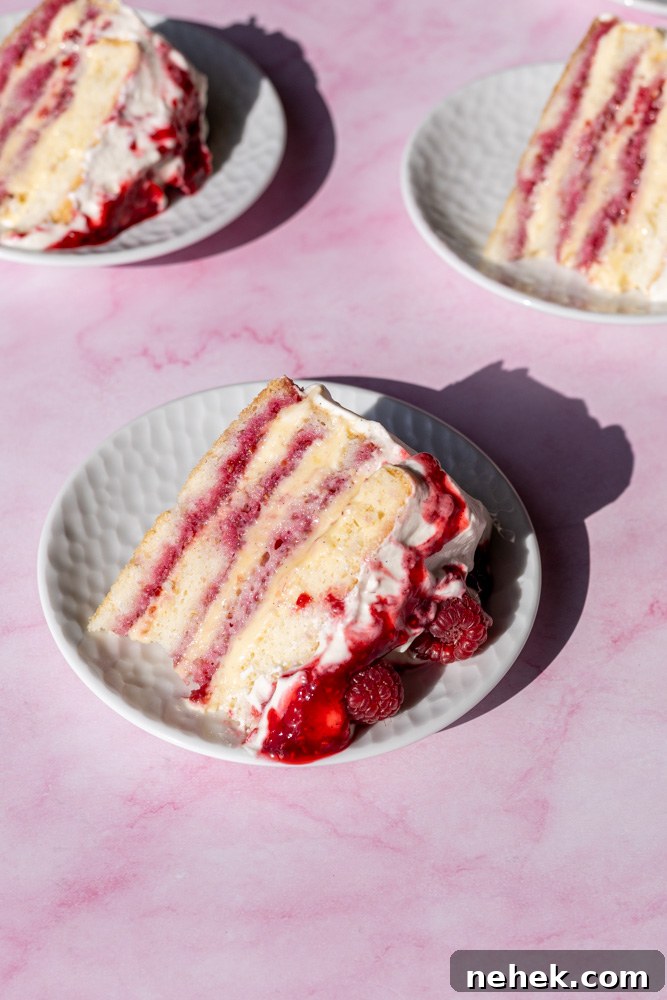 Raspberry Chiffon cake