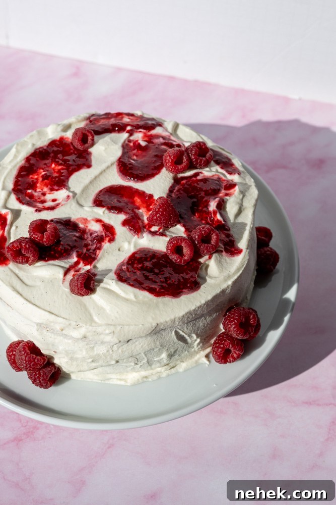 Raspberry Chiffon cake