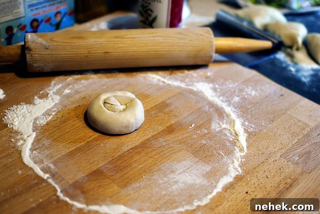 Making scallion pancakes