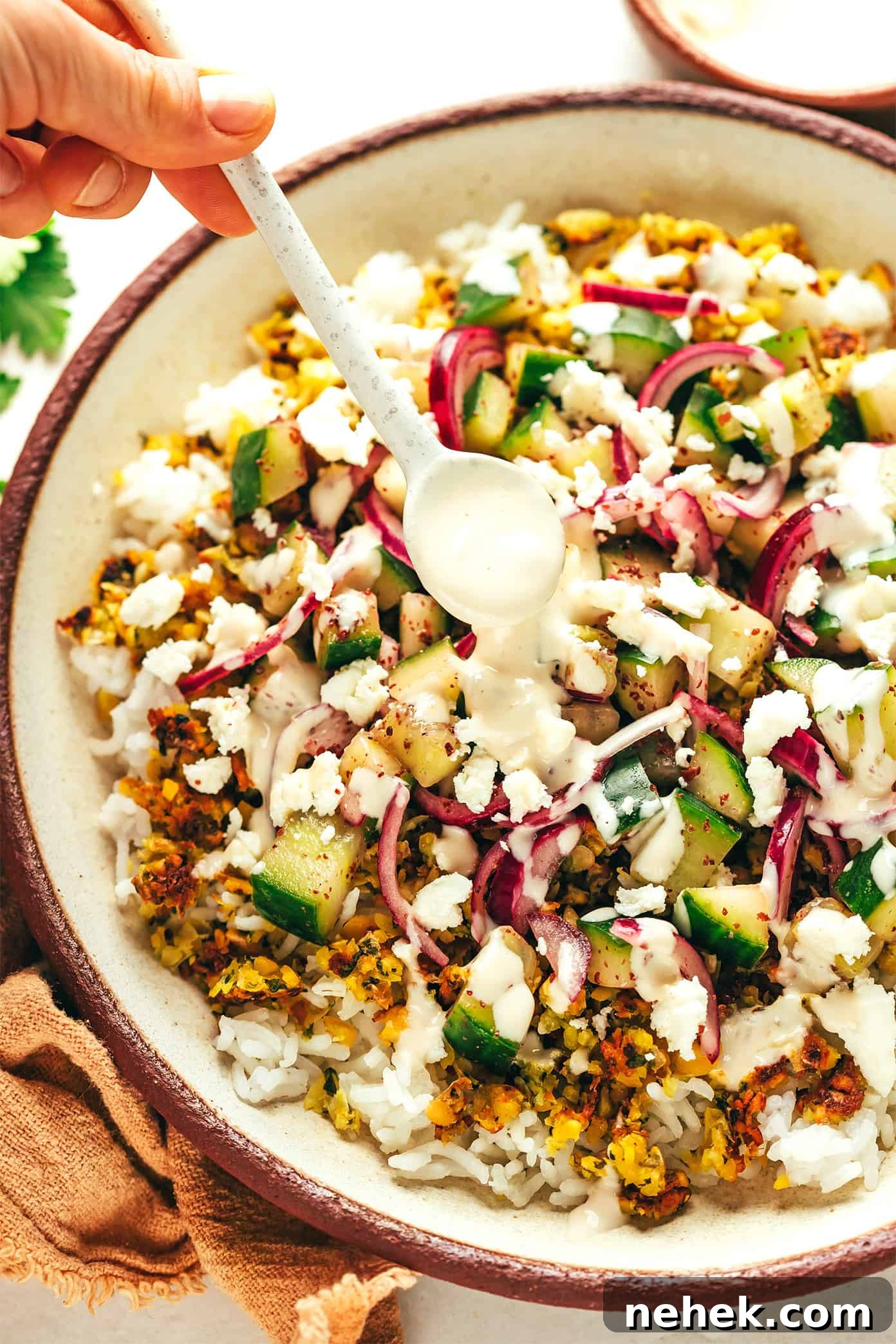 Crispy Crumbled Falafel Bowls with Tahini Drizzle 5 img 82185 4