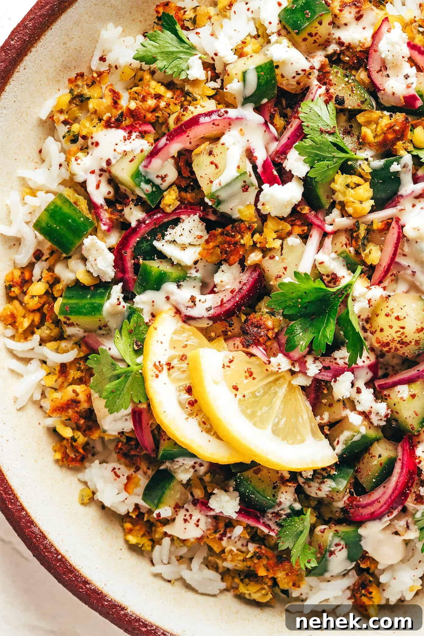 Crispy Crumbled Falafel Bowls with Tahini Drizzle 9 img 82185 8