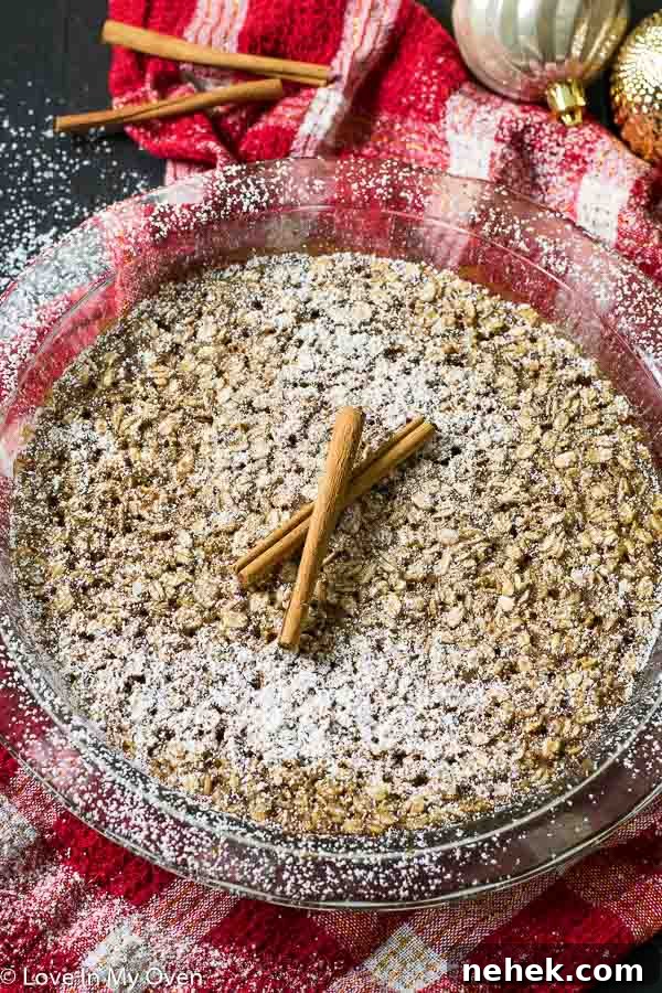 Eggnog Baked Oatmeal