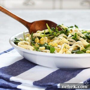 Fettucine and Sweet Corn Cream