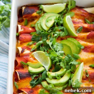Black Bean, Potato & Corn Enchiladas