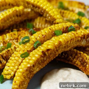 air fryer corn ribs