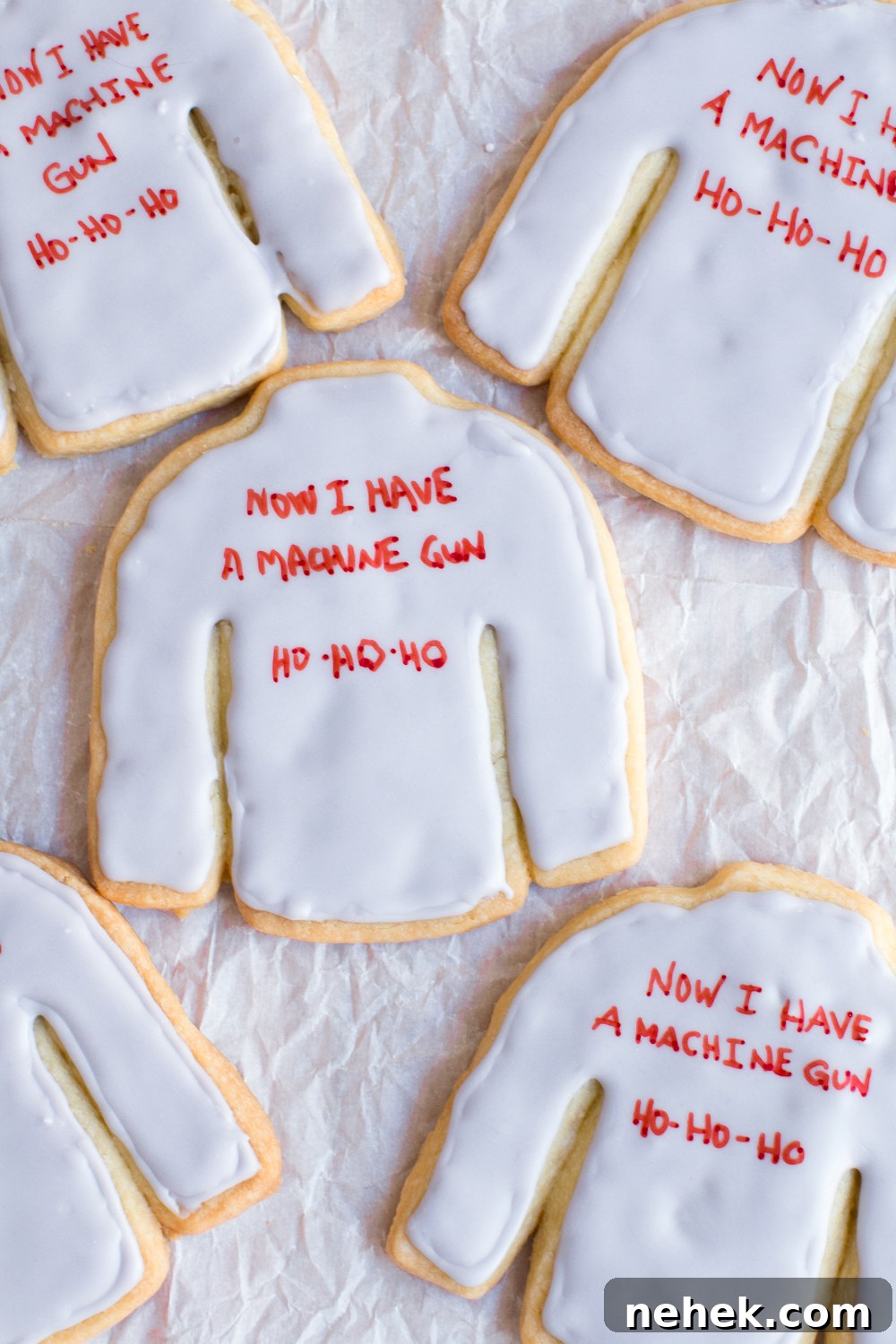 Die Hard Christmas Movie Cookies