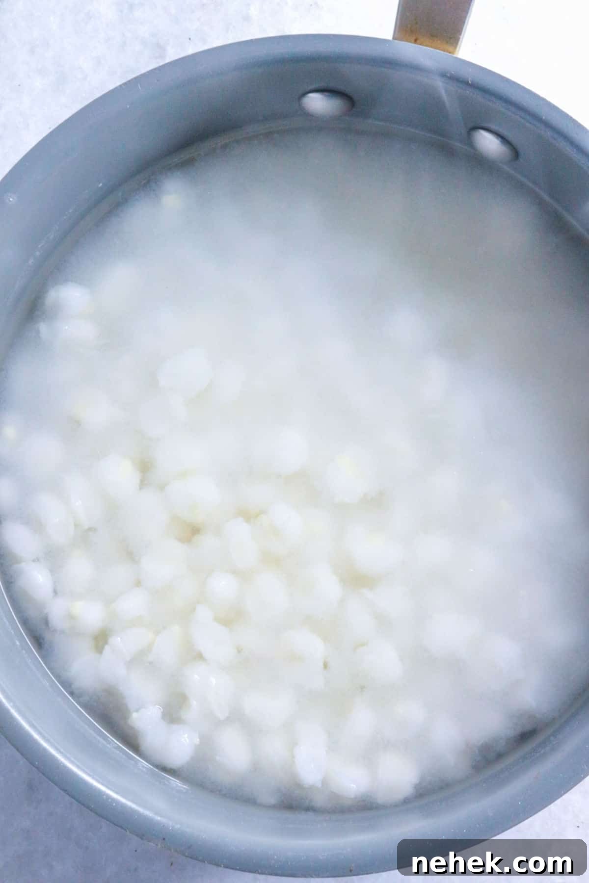 Hominy in a small pot