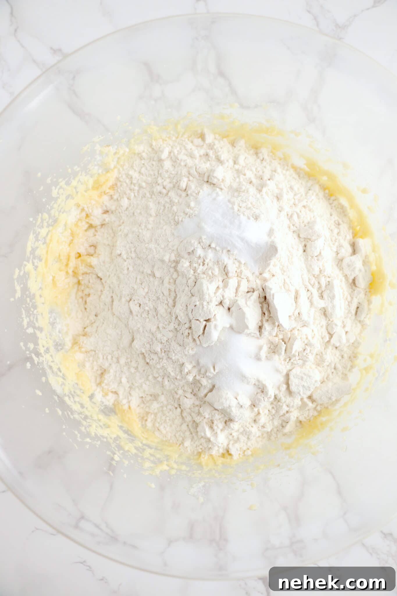 Patriotic Red, White & Blue Sugar Cookie Recipe 6 flour over cookie dough