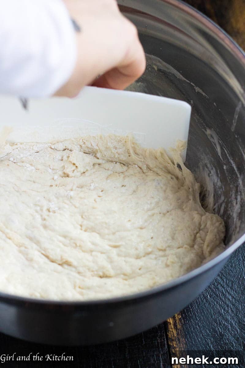 Seriously Crispy No-Knead Bread Recipe for Crunchy Crust 5 Crispy No Knead Bread - Girl and the Kitchen