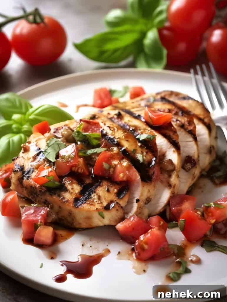 One-Pan Bruschetta Chicken Recipe with Tomato Basil Topping 3 img 9277 2