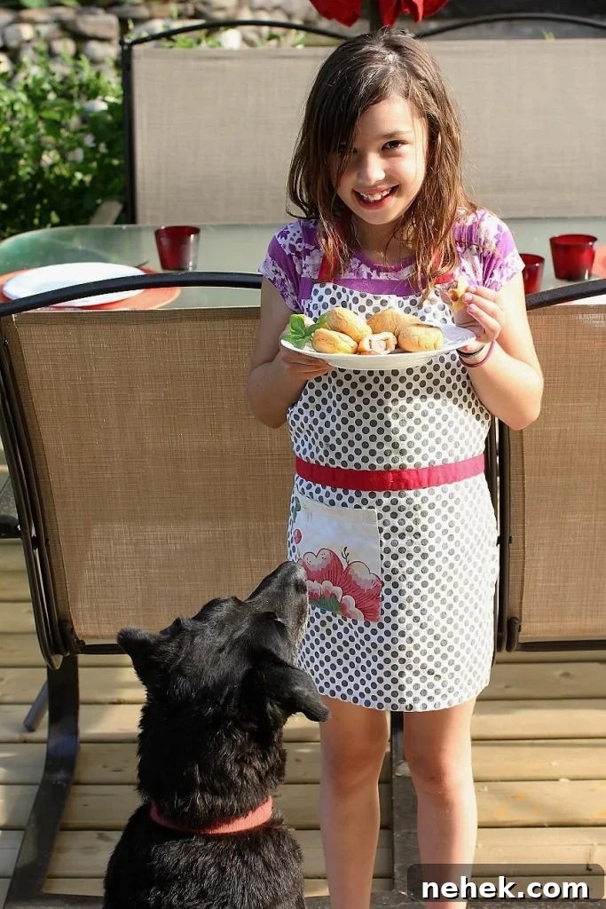 Cooking with Kids: Pigs in Pillows, Pippa wants one, too