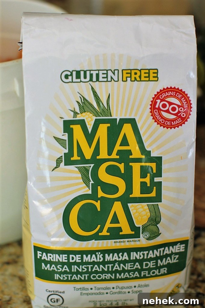 Cooking with Kids: bag of Maseca Corn Flour for Pigs in Pillows