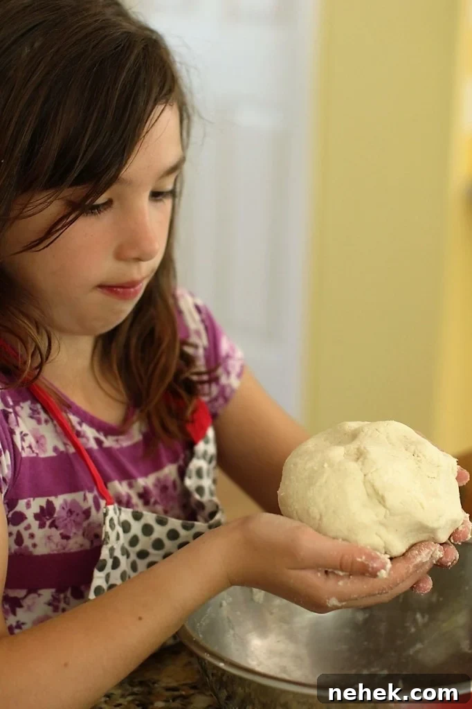 Cooking with Kids: making the masa dough