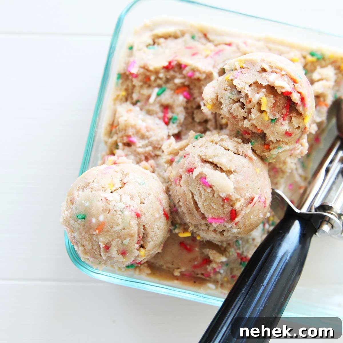 Vanilla Birthday Cake Nice Cream: Dairy-Free Homemade 2 Confetti Birthday Cake Nice Cream