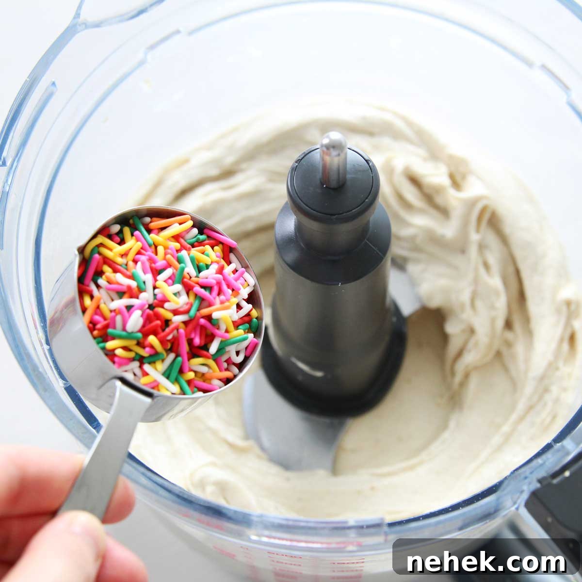 Stir in sprinkles