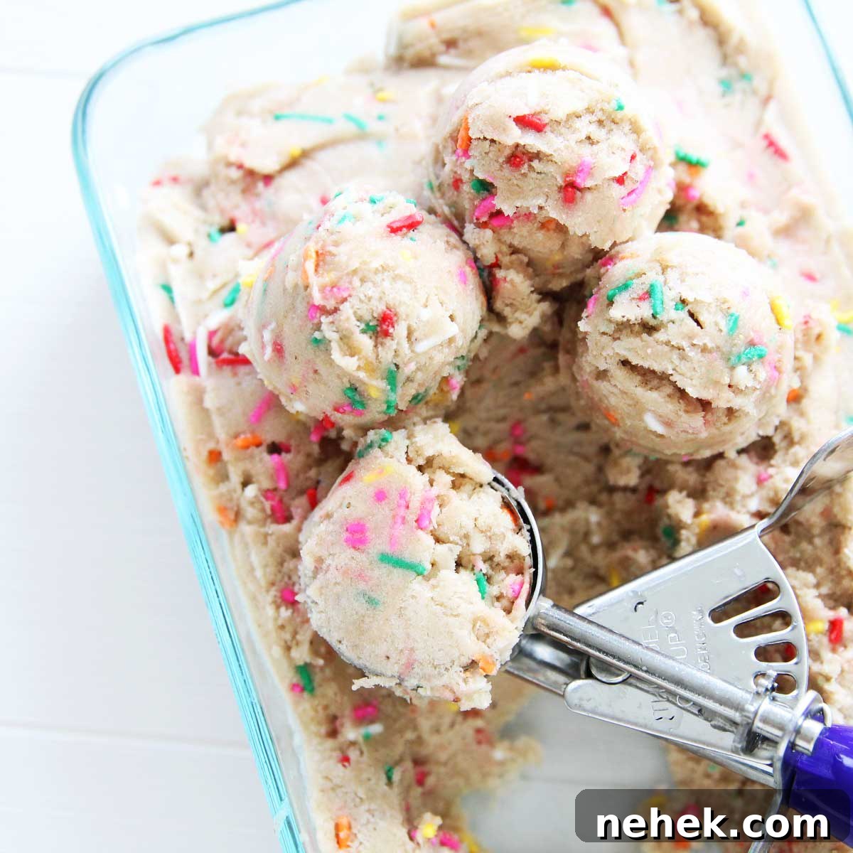 Frozen nice cream ready