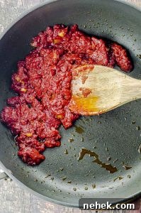 High-Protein Mushroom Pasta Recipe for Muscle & Energy 4 Caramelized tomato paste fro mushroom pasta