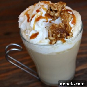 Caramel Corn Hot Chocolate