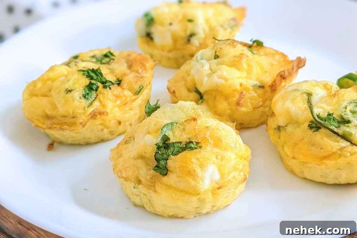 Air Fryer Recipes That’ll Stay on Your Menu Forever 11 Egg bites on a plate