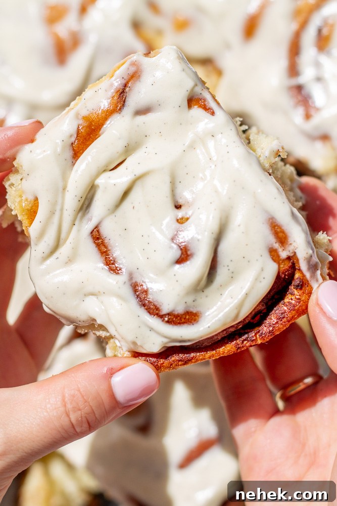 Homemade Cinnamon Rolls with Cream Cheese Frosting 2 Cinnamon Roll