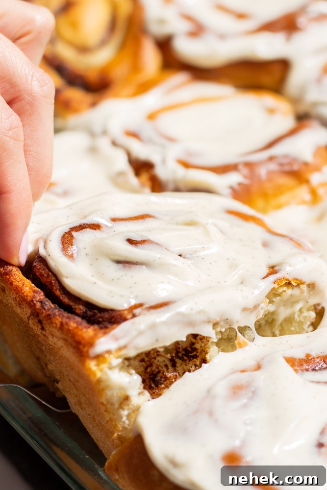 Homemade Cinnamon Rolls with Cream Cheese Frosting 3 Cinnamon Rolls