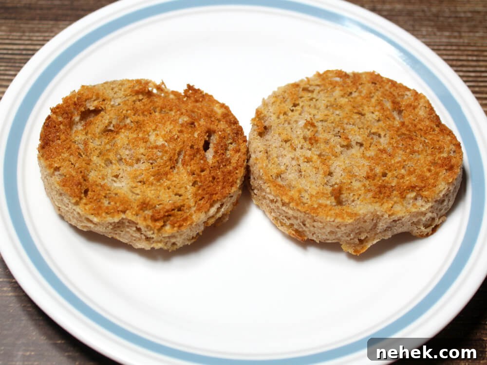 90-Second Keto Cinnamon English Muffins 10 Keto 90 Second Cinnamon English Muffins9