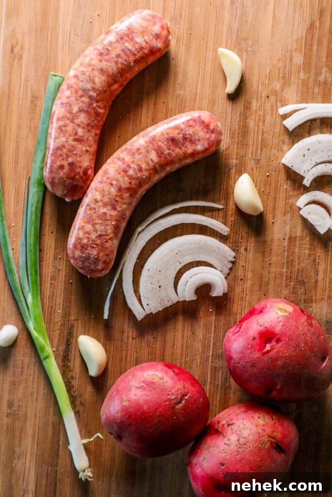 Crispy Bangers with White Cheddar Mash and Garlic-Onion Gravy 2 ingredients for banger and mash