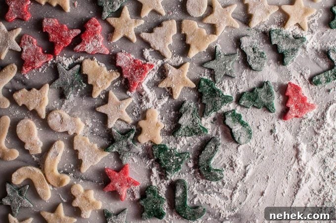 Christmas Marzipan Gifts and Recipes for Festive Treats 7 several homemade marzipan Christmas treats with powdered sugar