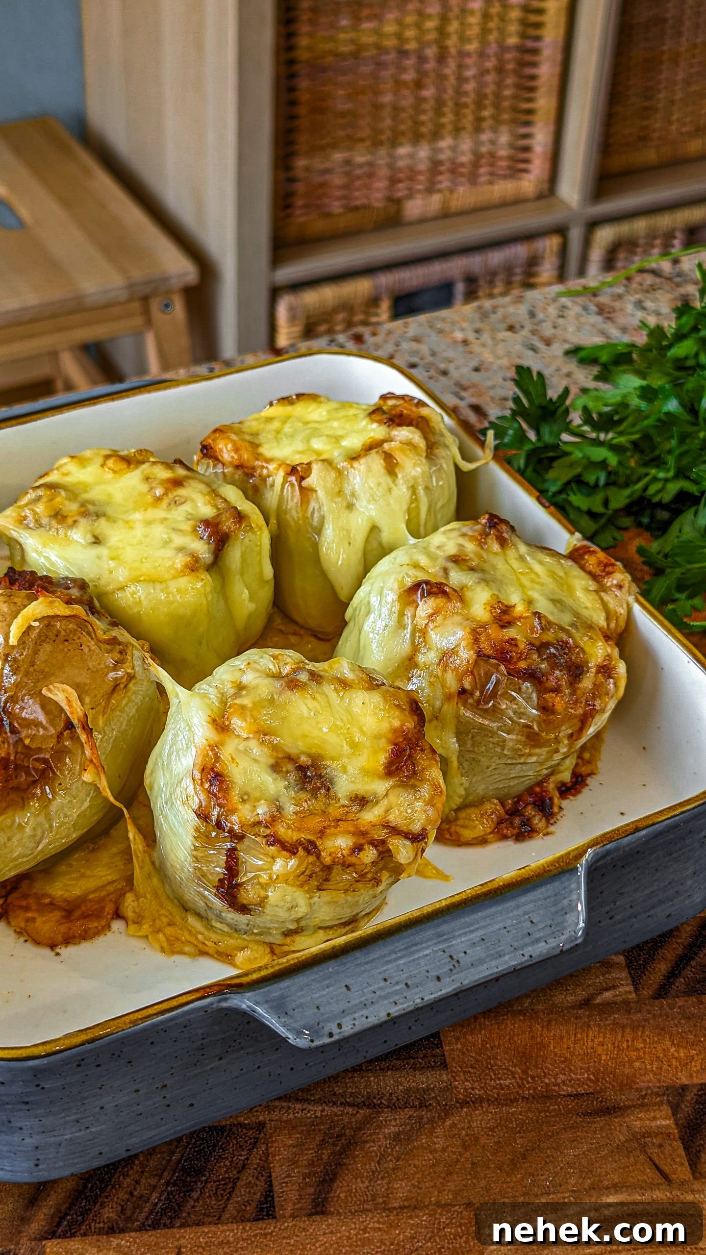 Cheesy Beef and Rice Stuffed Bell Peppers Recipe 2 img 5589 1