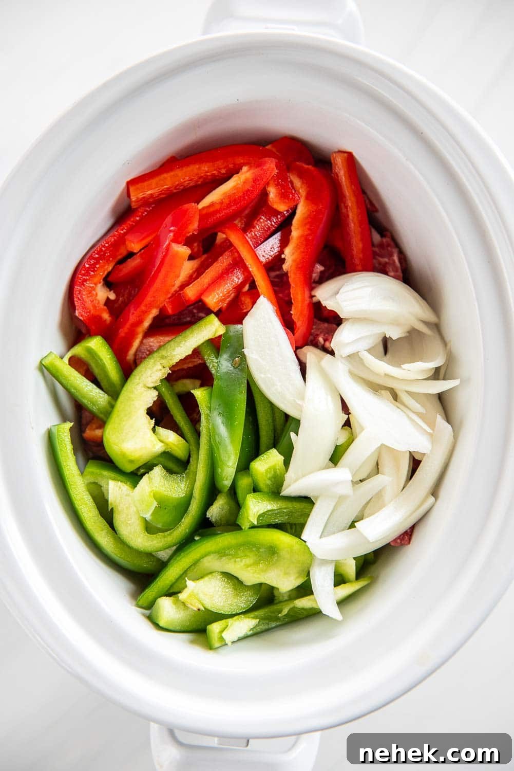Slow Cooker Pepper Steak: Tender Beef with Peppers & Onions 7 img 85970 6