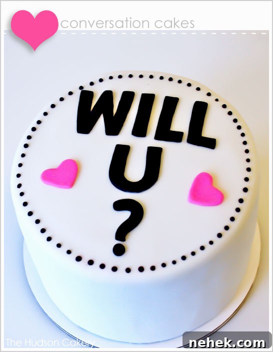Conversation Cakes for Valentine's Day Conversation Cakes for Valentine's Day