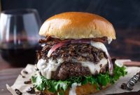 Gourmet Wild Mushroom Burger Recipe