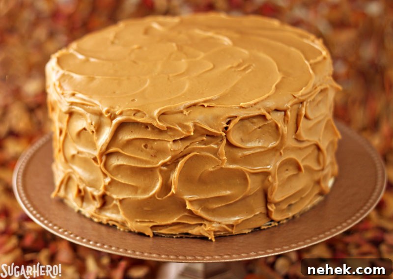 Caramel Apple Cake Caramel Apple Cake | From SugarHero.com