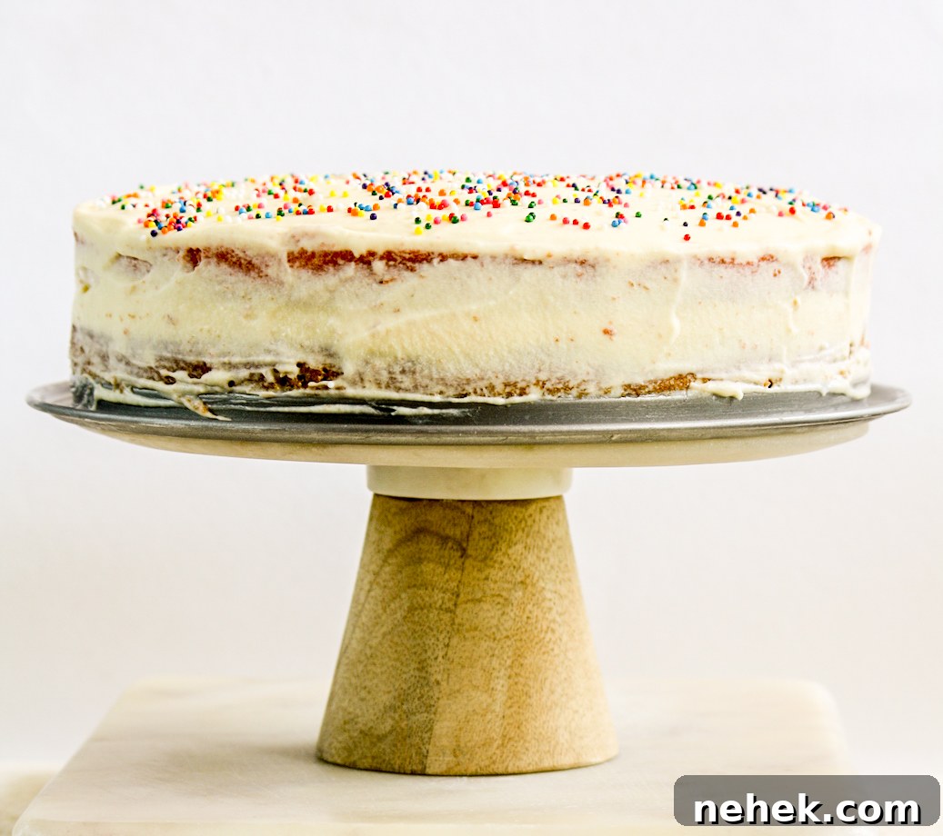 Checkerboard Layer Cake with Cream Cheese Frosting 3 Classic vanilla butter cake in a two-coloured checkerboard pattern with tangy cream cheese frosting!