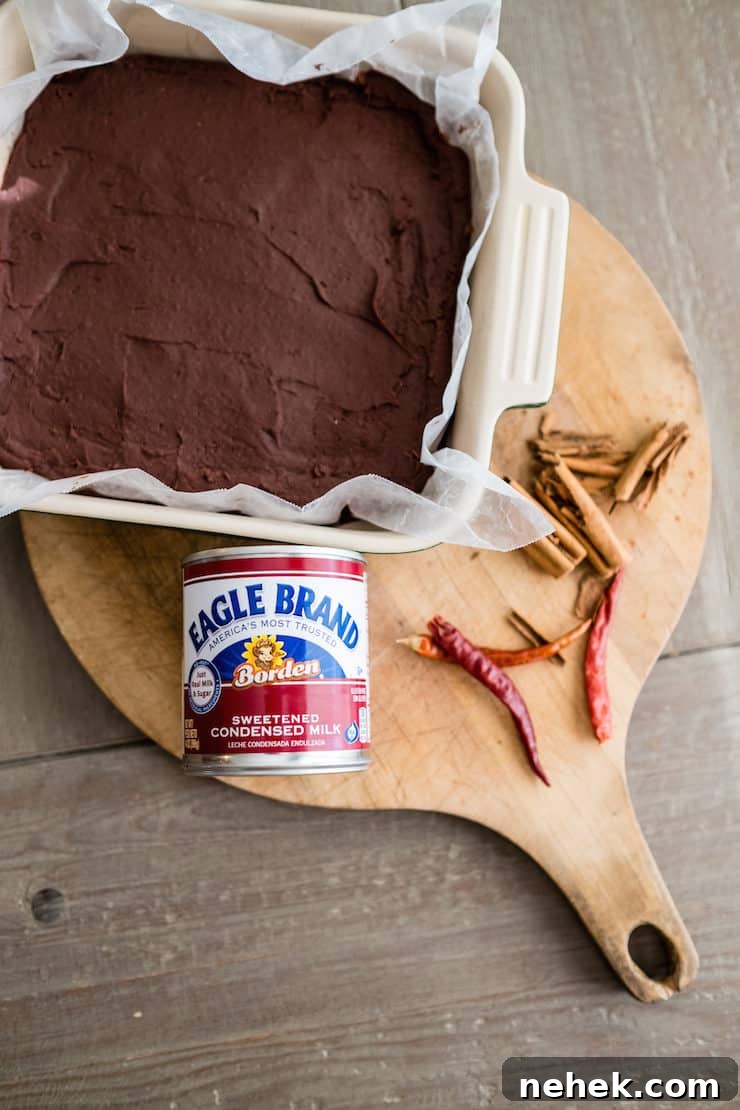 This Spicy Mexican Chocolate Fudge has lots of exotic Mexican flavors with the addition of Mexican chocolate, cinnamon, and chili powder. Eagle brand fudge