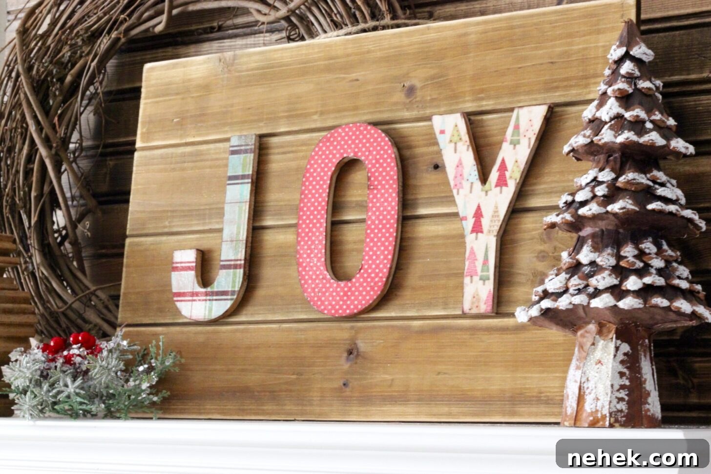 3D Letter Holiday Sign: Step-by-Step DIY Tutorial 6 How to Make a Dimensional Holiday Sign