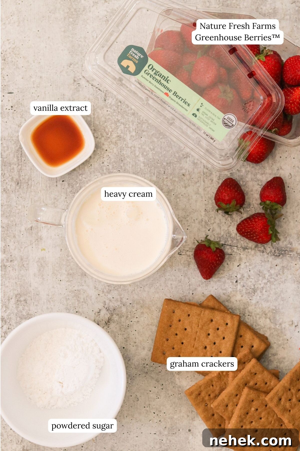 5-Ingredient No-Bake Strawberry Icebox Cake 3 Ingredients for strawberry icebox cake