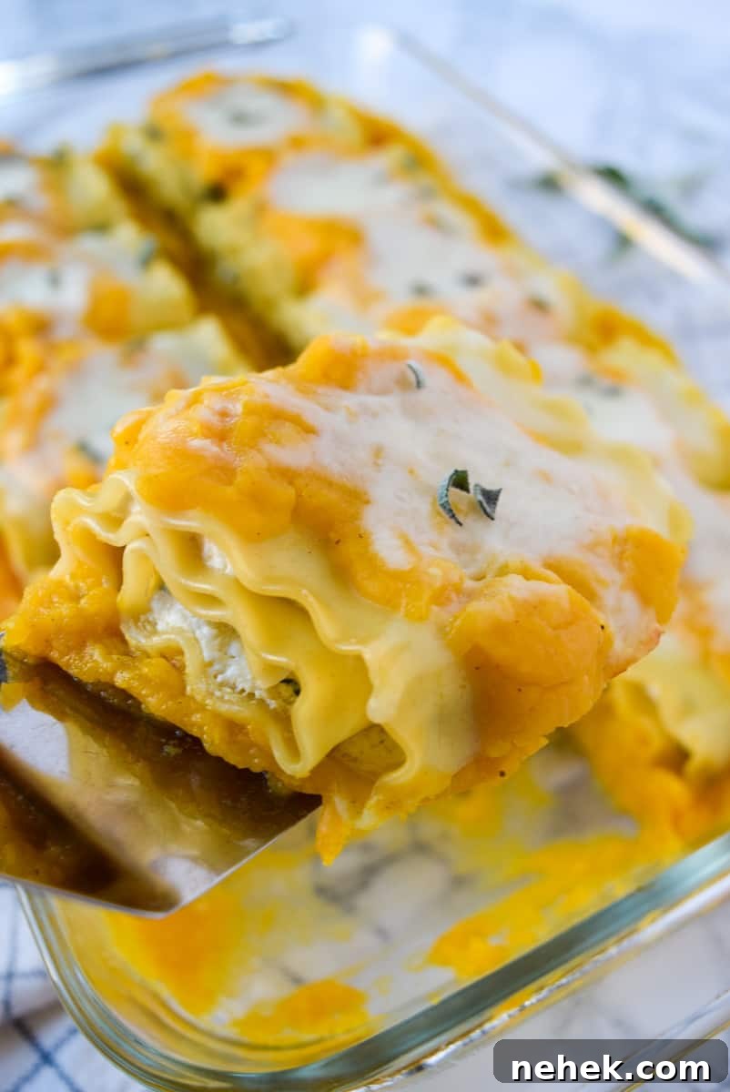Butternut Squash Lasagna Rolls with Ricotta and Sage 3 Butternut Squash Lasagna Rolls